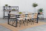 Texas Gartenset Tisch Rattan - 100 x 73 x 200 cm