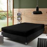 Boxspringbett-Spannbettlaken 111478 Schwarz - 180-200 x 200-220 cm