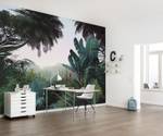 Fototapete Jungle Morning 611230 Blau - Naturfaser - Textil - 400 x 250 x 250 cm