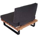 Lounge-Sessel H54 Schwarz - Braun - Grau