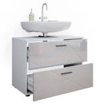 Meuble sous vasque simple Irma 37572 Blanc brillant - Blanc