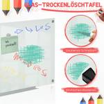 Magnettafel 911-015V01WT Weiß - Glas - 60 x 1 x 90 cm