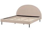 Lit double MARGUT Beige - Largeur : 192 cm