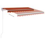 Markise 3006542-2 Braun - Orange - Metall - 250 x 250 x 350 cm