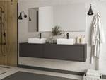 Meuble sous vasque ISAURE Anthracite