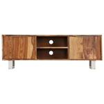 TV-Möbel 246203 Braun - Metall - Massivholz - Holzart/Dekor - 118 x 40 x 30 cm