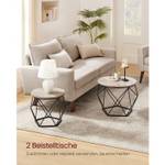 Couchtisch Asmara 2er-Set Beige