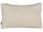 Coussin décoratif CAMASSIA Beige - Marron - Rose foncé - Blanc - Fibres naturelles - 30 x 12 x 50 cm