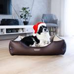 Lit orthopédique pour chien BUFFY Beige - Marron - 75 x 25 x 110 cm