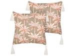 Coussin décoratif MELOBESIA Beige - Multicolore - Blanc