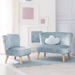 Lil Sofa Set inkl. Sofa, Sessel & Kissen Hellblau