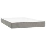 Boxspringbett 3017268-5 Hellgrau - 120 x 203 cm