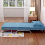 6-in-1 Schlafsessel LEIN Blau - Textil - 65 x 80 x 56 cm