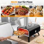 Pizzaofen ZB33956DE Schwarz - Metall - 42 x 70 x 75 cm