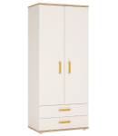 Kleiderschrank ALEX Typ 20 Orange - Holzwerkstoff - 81 x 191 x 53 cm