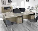 Schreibtisch Moderner Schubladen mit