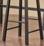 Table + 4 x Tabourets de Bar OGT22-SCH Noir