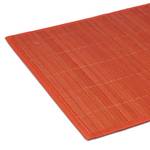 6 teiliges Tischset rot Rot - Bambus - Textil - 45 x 1 x 30 cm