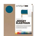 Spannbettlaken Jersey Elasthan Petrol - Breite: 140 cm