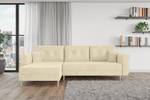 Ecksofa HERMES-L Creme