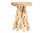 Table d'appoint GAYANA Beige - Bois manufacturé - 35 x 45 x 35 cm