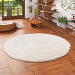 Langflor ShaggyTeppich Luxury Rund Ecru - 80 x 80 cm