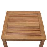 Ecklounge Manaus 2-teilig Braun - Grau - Massivholz - Holzart/Dekor - 208 x 64 x 208 cm