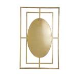 Spiegel Rion Gold - Metall - 1 x 80 x 51 cm