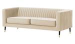 Dreisitzer-Sofa Slender Creme