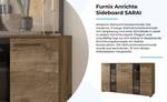 Sideboard SARAI Braun - Eiche Dunkel