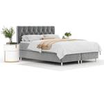 Boxspringbett Otus Grau - Breite: 160 cm