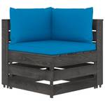 Gartensofa Blau - Massivholz - Holzart/Dekor - 70 x 66 x 69 cm