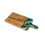 Planche en bois Leafage 33x15cm Marron - Bois manufacturé - 14 x 2 x 33 cm