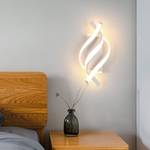 Twist LED Wandlampe Weiß - Metall - 15 x 12 x 34 cm