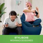 Gaming Sitzsack + Hocker "Cozy+Cube" Hellblau