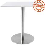 Pied De Table PLATO Gris - Métal - 50 x 73 x 50 cm