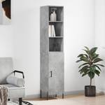 Highboard DE5316 Grau - Holzwerkstoff - 34 x 180 x 35 cm