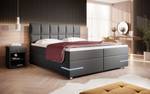 Boxspringbett Milano Grau - Breite: 180 cm - H2