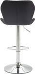 Tabouret de bar Cork Lot de 2 Noir - Argenté