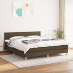 Boxspringbett 3017288-4 Dunkelbraun - Breite: 180 cm