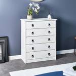 Commode RESIDENCIA Blanc - Bois massif - 71 x 88 x 34 cm