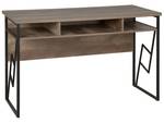 Bureau FORRES Noir - Marron - Bois manufacturé - 120 x 76 x 60 cm