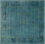Kurzflorteppich Peri Blau - Textil - 185 x 1 x 180 cm