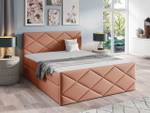 Boxspringbett Herkules Orange - Breite: 164 cm