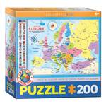 Puzzle Europakarte Papier - 20 x 6 x 20 cm