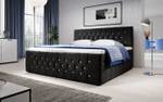 Boxspringbett Nobile Schwarz - Breite: 200 cm - H2