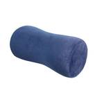 Traversin - Mini Coussin Ergonomique Bleu - Textile - 12 x 12 x 27 cm