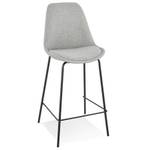 Tabouret De Bar ALOE Gris - Noir