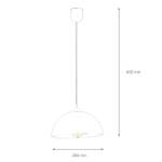 Lampe à suspension ADANIA Blanc - Jaune