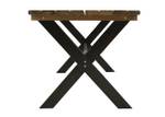 Tisch J83 Massivholz Braun - Holzart/Dekor - Holz teilmassiv - 149 x 73 x 74 cm